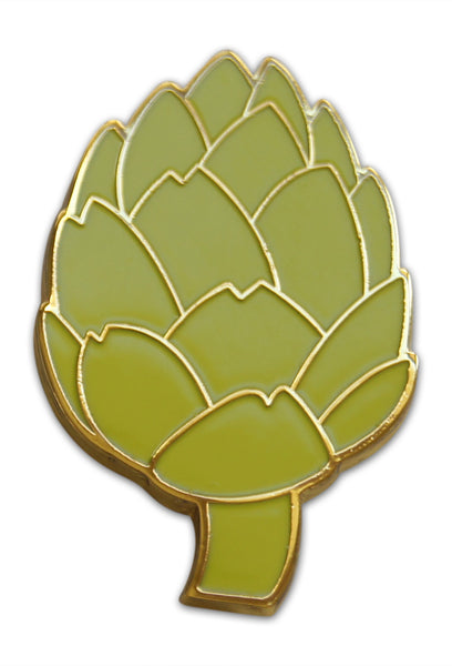 Novel Merk Artichoke Lapel Pin, Hat Pin & Tie Tack with Clutch Back (Single Pack)