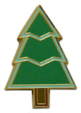 Novel Merk Tree Lapel Pin, Hat Pin & Tie Tack with Clutch Back (Single Pack)