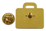 Novel Merk Lawyer & Judge – Icons Lapel Pin, Hat Pin & Tie Tack Set - with Clutch Back (3- Briefcase)