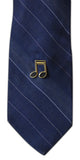 Novel Merk Music Notes Lapel Pin, Hat Pin & Tie Tack with Clutch Back (Single Pack)