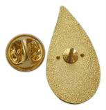 Novel Merk Drop of Oil Lapel Pin, Hat Pin & Tie Tack with Clutch Back (Single Pack)