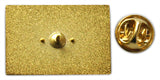 Novel Merk Red Line Lapel Pin, Hat Pin & Tie Tack with Clutch Back (Single Pack)