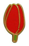 Novel Merk Tulip Lapel Pin, Hat Pin & Tie Tack with Clutch Back (Single Pack)
