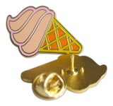 Novel Merk Ice Cream Lapel Pin, Hat Pin & Tie Tack with Clutch Back (Single Pack)