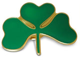 4-Piece Irish & American Flag & Shamrock Lapel or Hat Pin & Tie Tack Set with Clutch Back by Novel Merk,Green,Medium