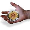 Novel Merk Sunflower 3 Inch Flat Refrigerator Magnet (Single Pack)