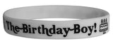 Novel Merk Birthday Boy & Team Birthday Wristbands for Birthday Party Favors & Celebrations Black & White (11 Pieces)