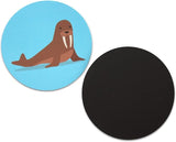Novel Merk Walrus 3 Inch Flat Refrigerator Magnet (Single Pack)