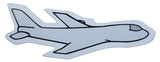 Novel Merk Airplane 2 Inch Flat Refrigerator Magnet (Single Pack)