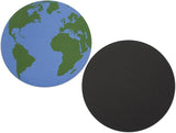 Novel Merk Earth 3 Inch Flat Refrigerator Magnet (Single Pack)