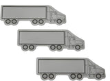 Novel Merk Semi Truck 5.25 Inch Flat Refrigerator Magnet (Single Pack)