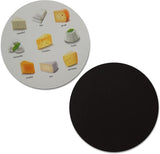 Novel Merk Cheese Guide 3 Inch Flat Refrigerator Magnet (Single Pack)