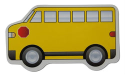 Novel Merk School Bus 3.5 Inch Flat Refrigerator Magnet (Single Pack)