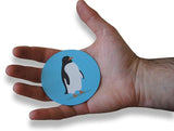 Novel Merk Penguin 3 Inch Flat Refrigerator Magnet (Single Pack)