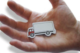 Novel Merk Moving Box Truck 2.25 Inch Flat Refrigerator Magnet (Single Pack)