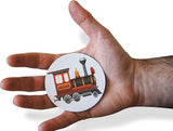 Novel Merk Steam Train 3 Inch Flat Refrigerator Magnet (Single Pack)