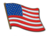 4-Piece Irish & American Flag & Shamrock Lapel or Hat Pin & Tie Tack Set with Clutch Back by Novel Merk,Green,Medium