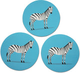 Novel Merk Zebra 3 Inch Flat Refrigerator Magnet (Single Pack)