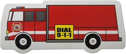 Novel Merk Fire Truck 3.75 Inch Flat Refrigerator Magnet (Single Pack)