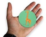 Novel Merk Giraffe 3 Inch Flat Refrigerator Magnet (Single Pack)