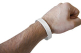Novel Merk 12-Piece Golf White Party Favor & School Carnival Prize Sports Silicone Wristband Bracelet