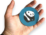 Novel Merk Panda 3 Inch Flat Refrigerator Magnet (Single Pack)