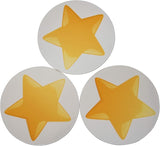 Novel Merk Star 3 Inch Flat Refrigerator Magnet (Single Pack)