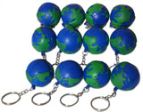 Novel Merk Earth Day World 12-Piece Keychains for Party Favors & School Carnival Prizes