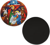 Novel Merk Nativity 3 Inch Flat Refrigerator Magnet (Single Pack)