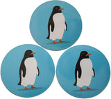 Novel Merk Penguin 3 Inch Flat Refrigerator Magnet (Single Pack)