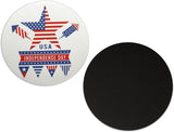 Novel Merk Independence Day 3 Inch Flat Refrigerator Magnet (Single Pack)