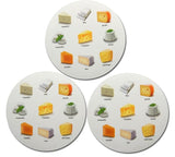 Novel Merk Cheese Guide 3 Inch Flat Refrigerator Magnet (Single Pack)