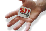 Novel Merk Dial 911 2 Inch Flat Refrigerator Magnet (Single Pack)