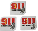 Novel Merk Dial 911 2 Inch Flat Refrigerator Magnet (Single Pack)