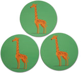 Novel Merk Giraffe 3 Inch Flat Refrigerator Magnet (Single Pack)