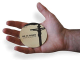 Novel Merk Easter Resurrection 3 Inch Flat Refrigerator Magnet (Single Pack)