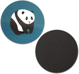 Novel Merk Panda 3 Inch Flat Refrigerator Magnet (Single Pack)