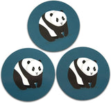 Novel Merk Panda 3 Inch Flat Refrigerator Magnet (Single Pack)