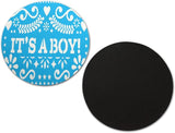 Novel Merk It’s a Boy 3 Inch Flat Refrigerator Magnet (Single Pack)