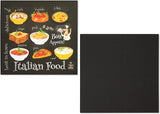 Novel Merk Italian Food 3 Inch Flat Refrigerator Magnet (Single Pack)