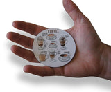 Novel Merk Coffee Guide 3 Inch Flat Refrigerator Magnet (Single Pack)