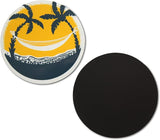 Novel Merk Palm Tree & Hammock 3 Inch Flat Refrigerator Magnet (Single Pack)