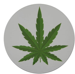 Novel Merk Marijuana Leaf 3 Inch Flat Refrigerator Magnet (Single Pack)