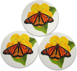 Novel Merk Monarch Butterfly 3 Inch Flat Refrigerator Magnet (Single Pack)