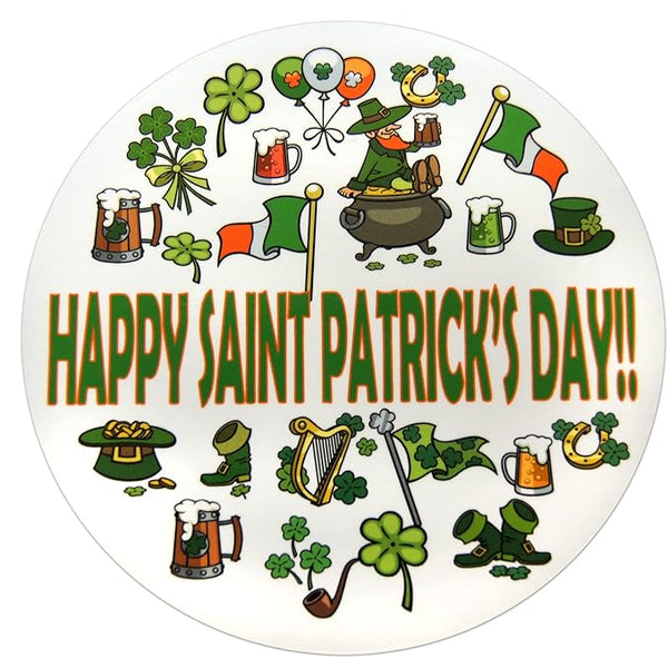 Novel Merk Saint Patrick’s Day 5 Inch Flat Refrigerator Magnet (Single Pack)