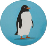 Novel Merk Penguin 3 Inch Flat Refrigerator Magnet (Single Pack)