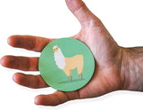 Novel Merk Llama 3 Inch Flat Refrigerator Magnet (Single Pack)