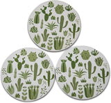 Novel Merk Cactus 3 Inch Flat Refrigerator Magnet (Single Pack)