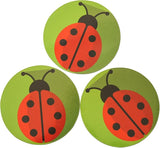 Novel Merk Ladybug 3 Inch Flat Refrigerator Magnet (Single Pack)