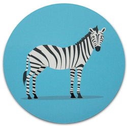 Novel Merk Zebra 3 Inch Flat Refrigerator Magnet (Single Pack)